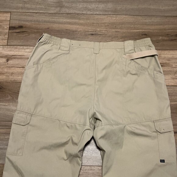 Men's 5.11 Tactical Taclite Pro Cargo Pants SZ 44x34 Beige Ripstop 74273 SPO - Picture 8 of 11